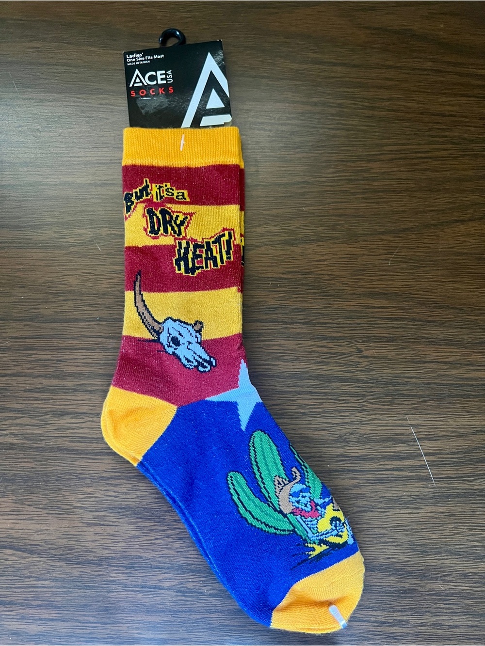 NWT- Ace USA Texas Socks - One Size Fits Most